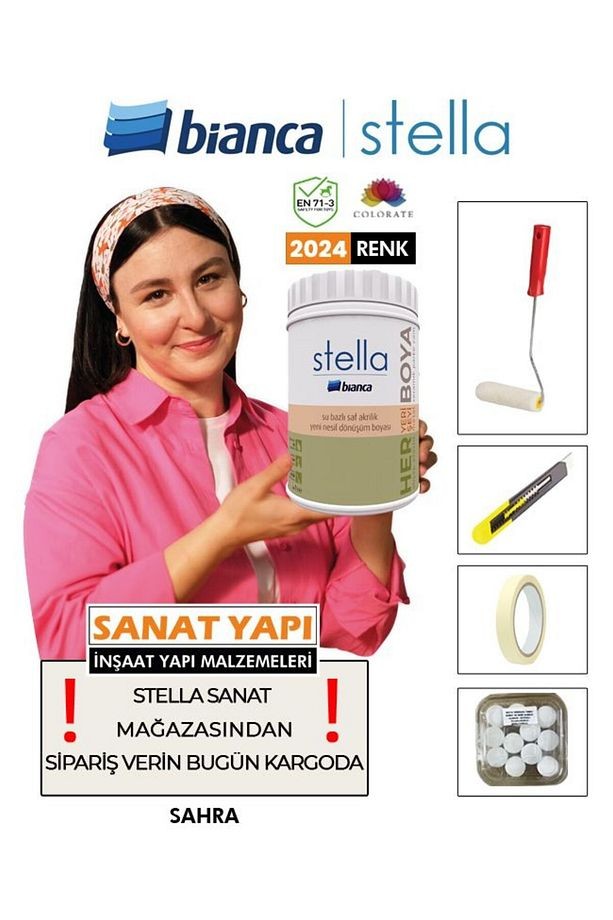 Stella Boya Tekli Set ( Yardımcı Ürünlerle )