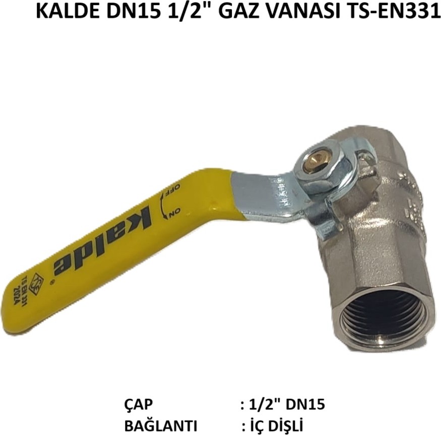 Kollu Küresel Doğalgaz Gaz Vanası TS-EN331 - Natural Gas Valve