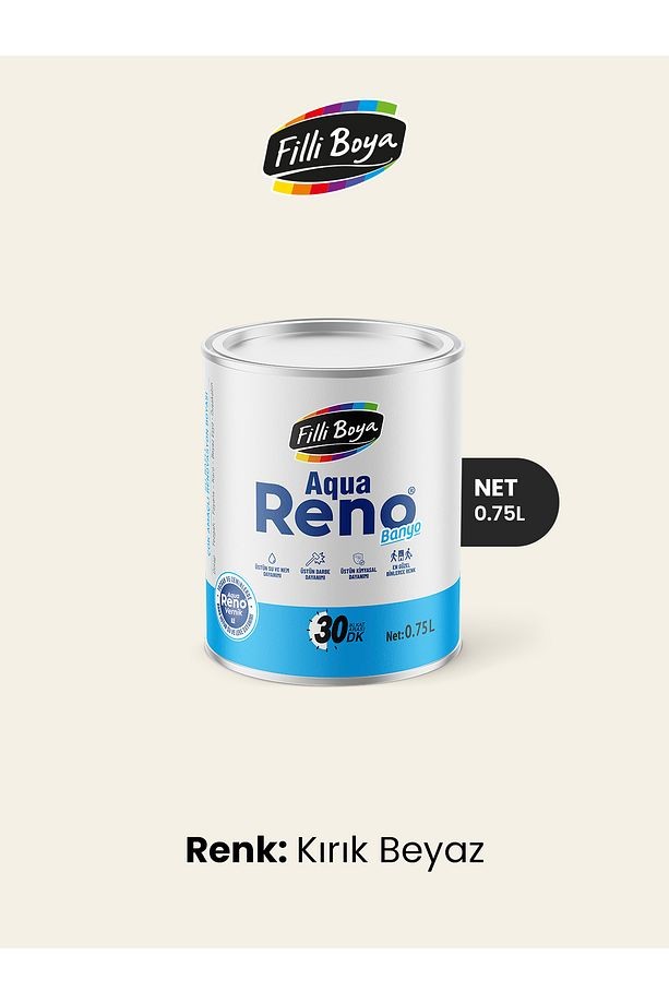 Aqua Reno Banyo 0.75 Lt Kırık Beyaz