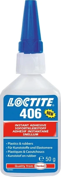 406 Plastik ve Kauçuklar Için Hızlı Yapıştırıcı 50 Gr/ml