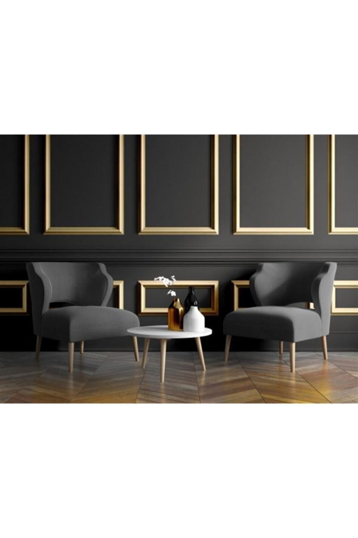 Mocha Minella01 Duvar Çıtası Dekoratif Kendinden Yapışkanlı Stropiyer 4cm 100 Cm