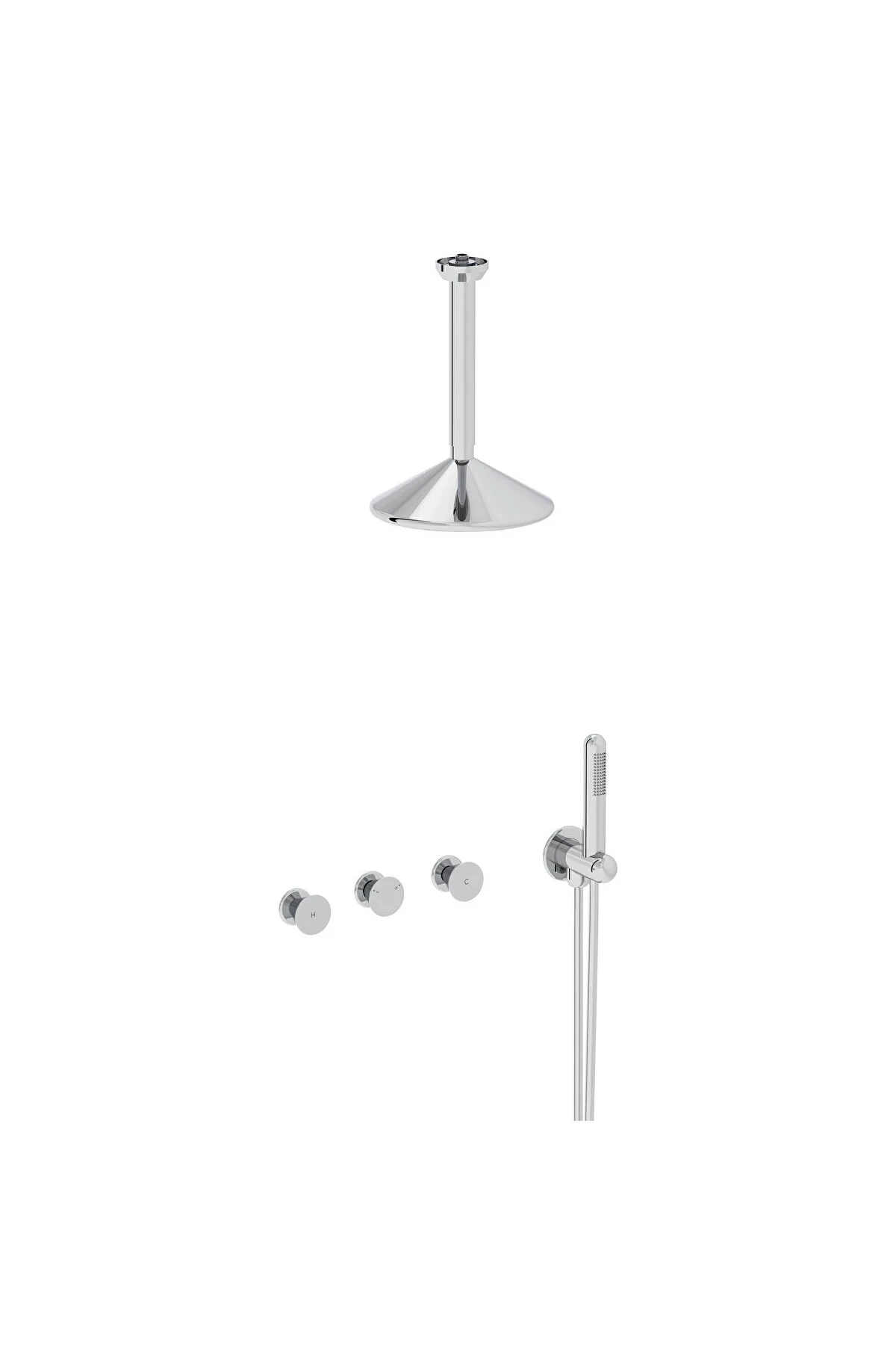 Liquid Ankastre Duş Seti (Sıva Üstü Grubu) A42777