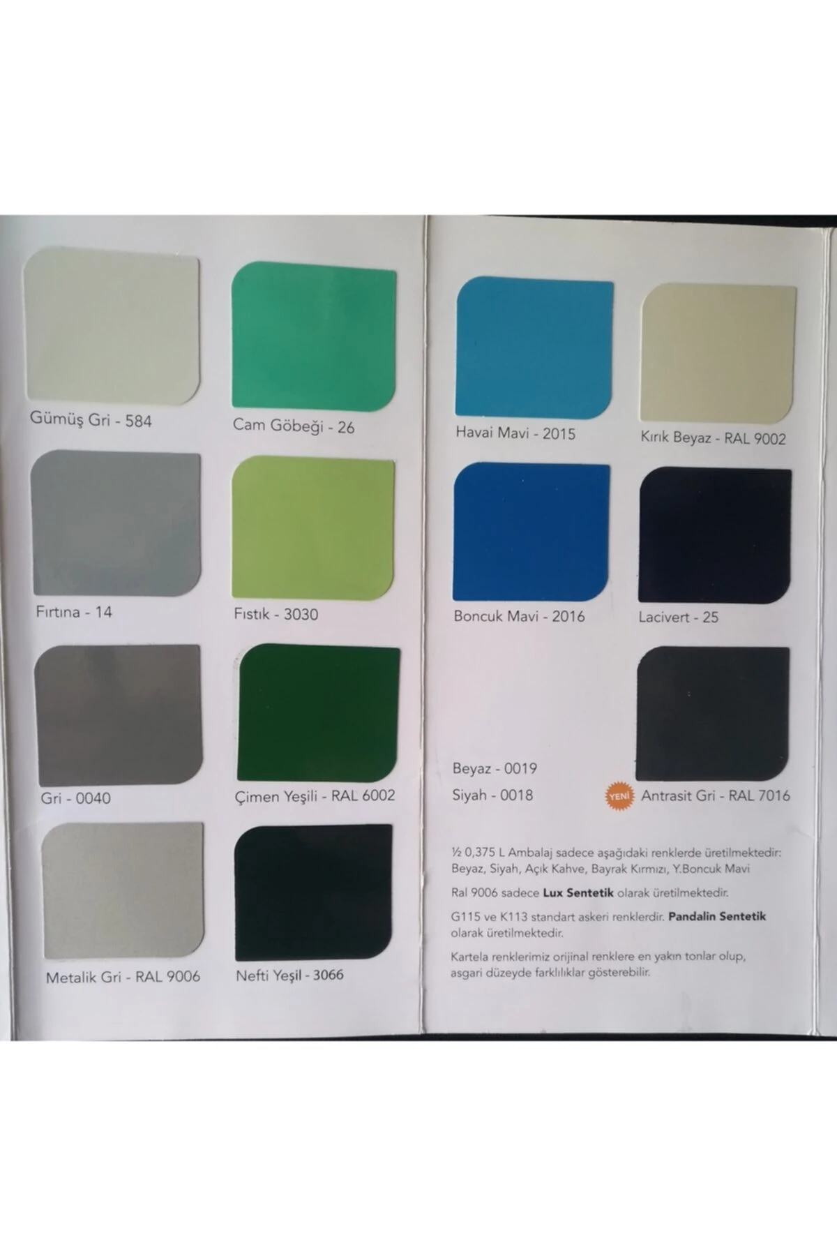 Adolin Pandalin Sentetik Boya Nefti Yeşil 0.75Lt.