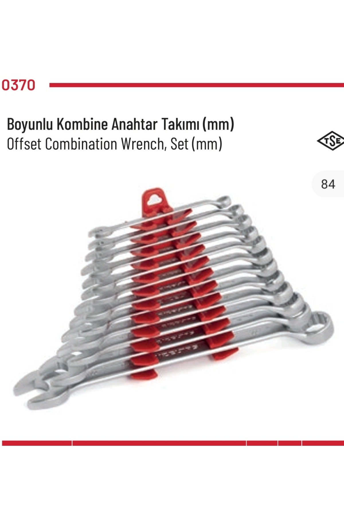 İZELTAŞ Boyunlu Kombine Anahtar Takımı 21 li
