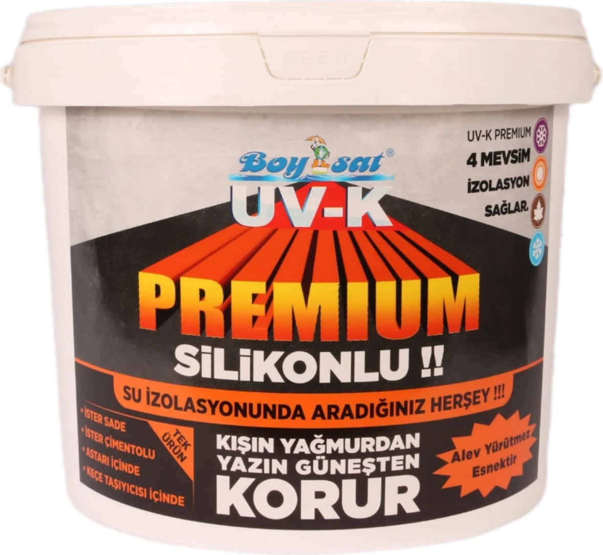Uv-K Premium Silikonlu Su Izolasyon Boyası 1 Kg.