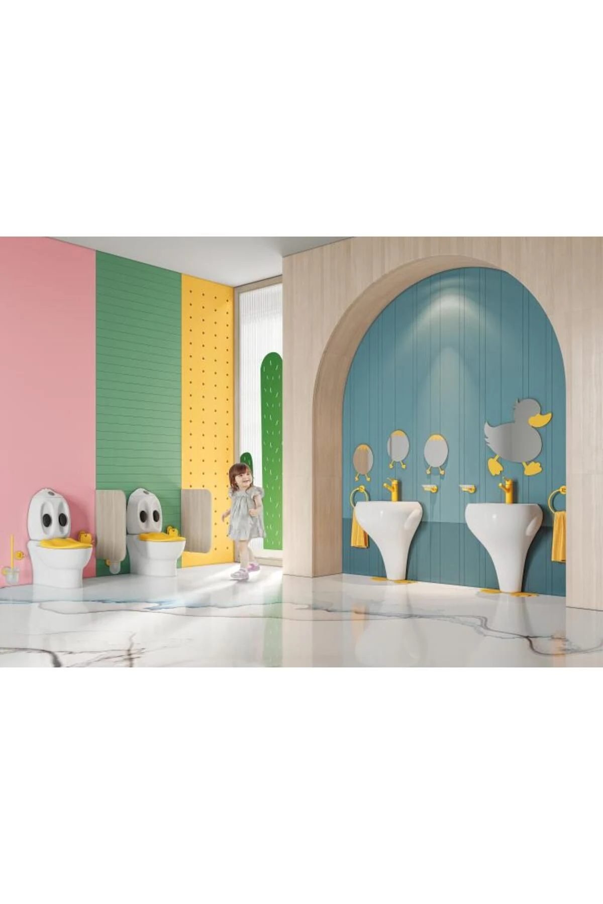 Ducky Rezervuar Beyaz