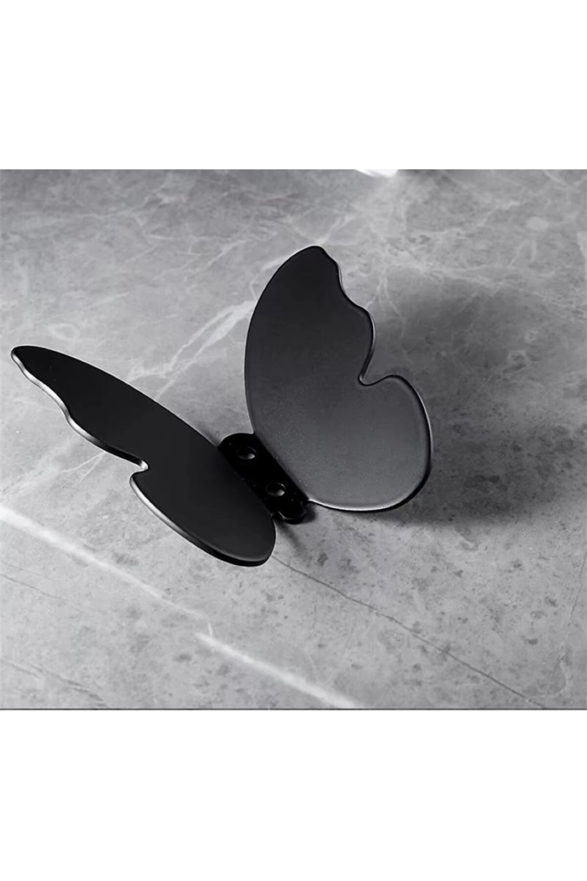 Siyah Metal Askı,Vestiyer portmanto dolap duvar askısı havlu bornoz banyo askısı 5'li set