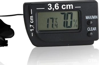 Dijital Min-Max Prob Termometre Nem Ölçer