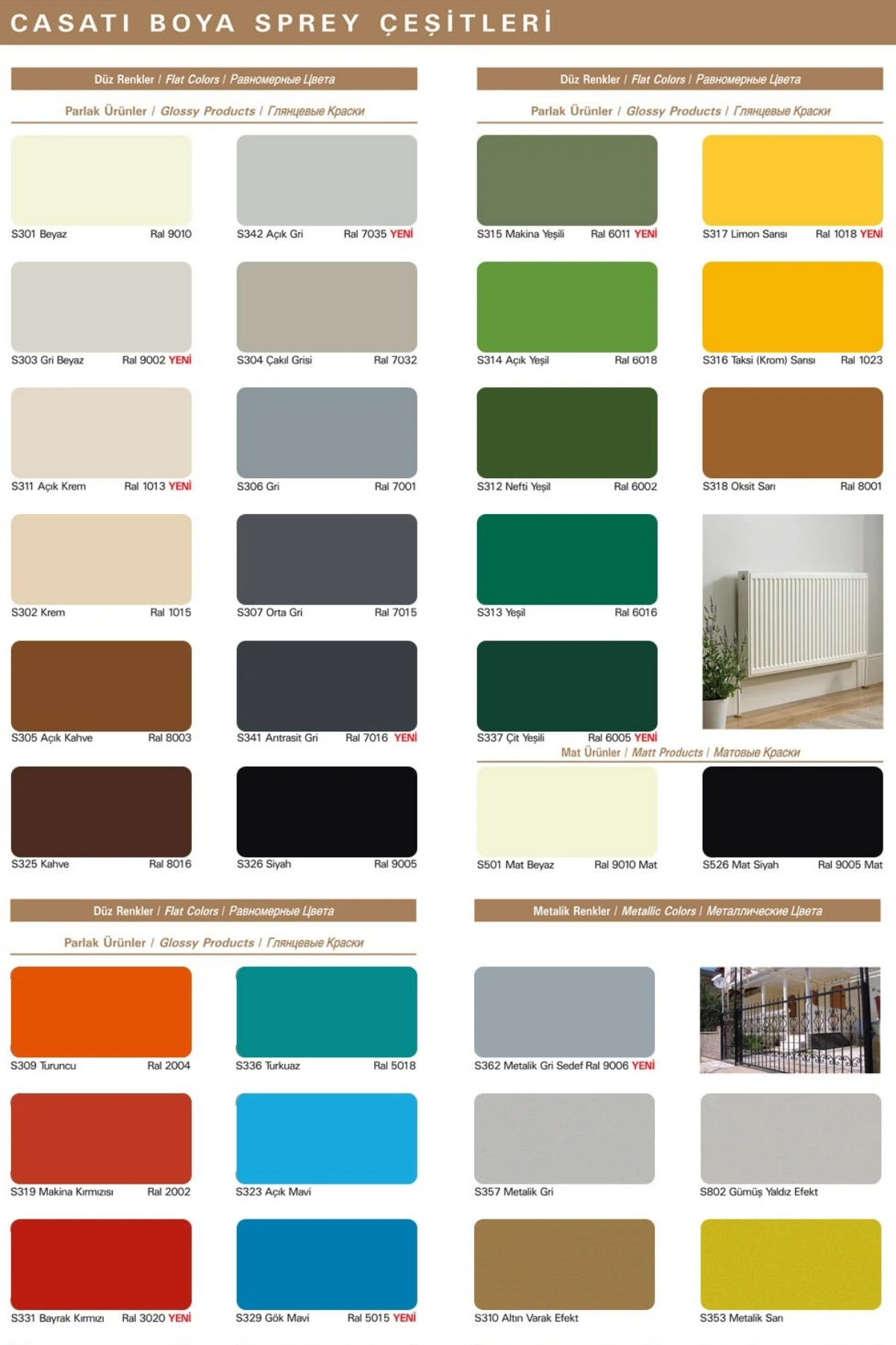 Akrilik Sprey Boya 400ML | Hızlı Kuruyan, Parlak ve Kalıcı Renkler | Yüksek Kapatıcılık