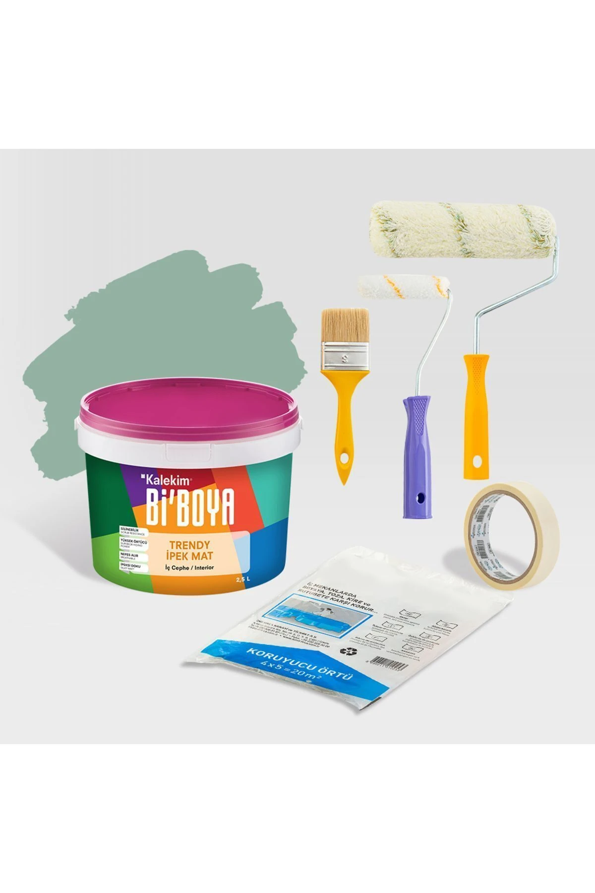 Tek Oda Boyama Seti Çağla