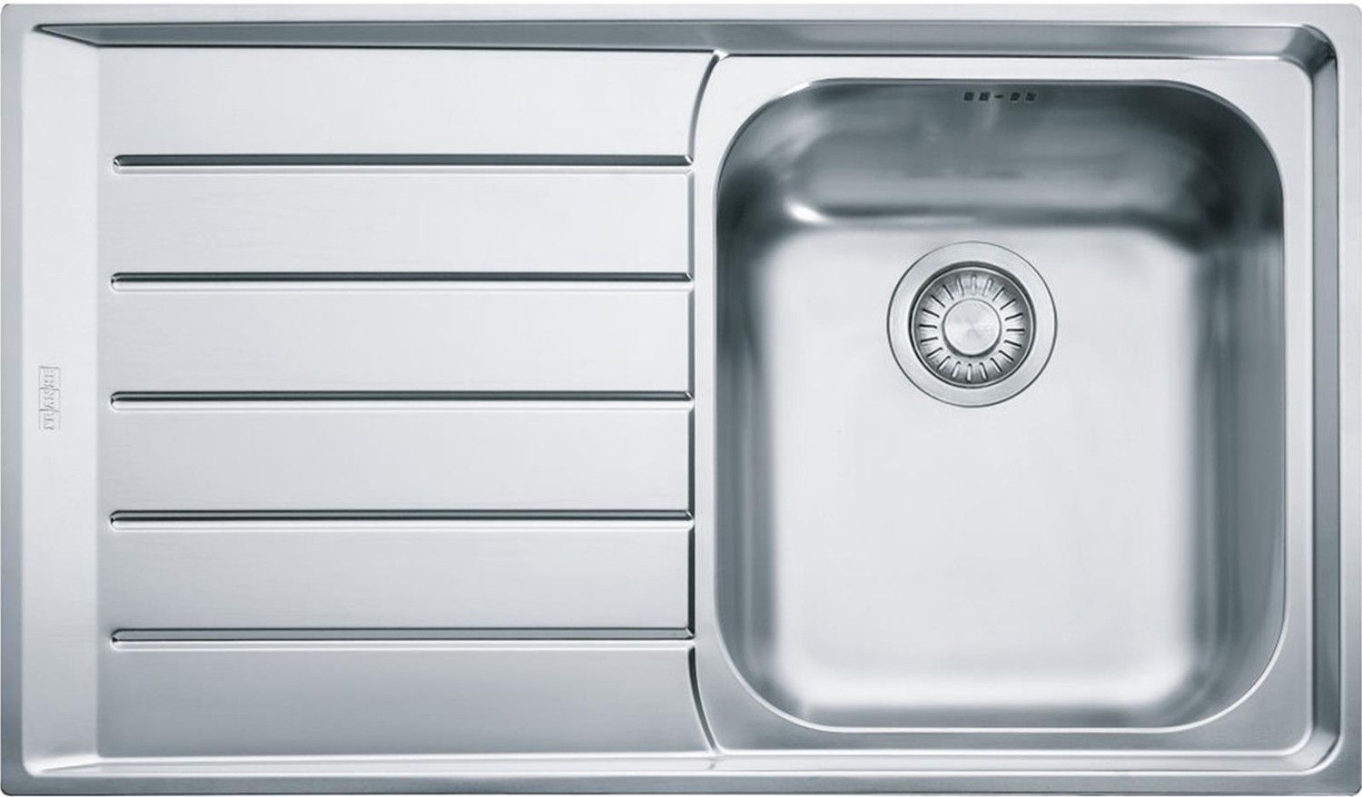 Inox Mikro Keten Dokulu Neptun Net 611 Tek Gözlü Sol Damlalıklı Eviye (101.0656.166)