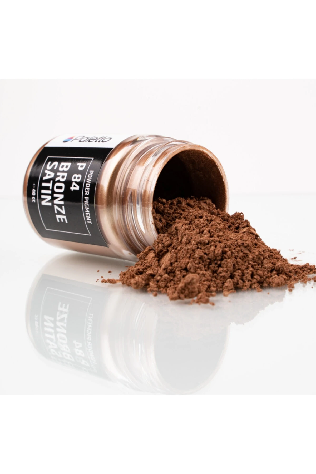 Paletto P84 Saten Bronz Metalik Toz Pigment Epoksi Boya 40cc