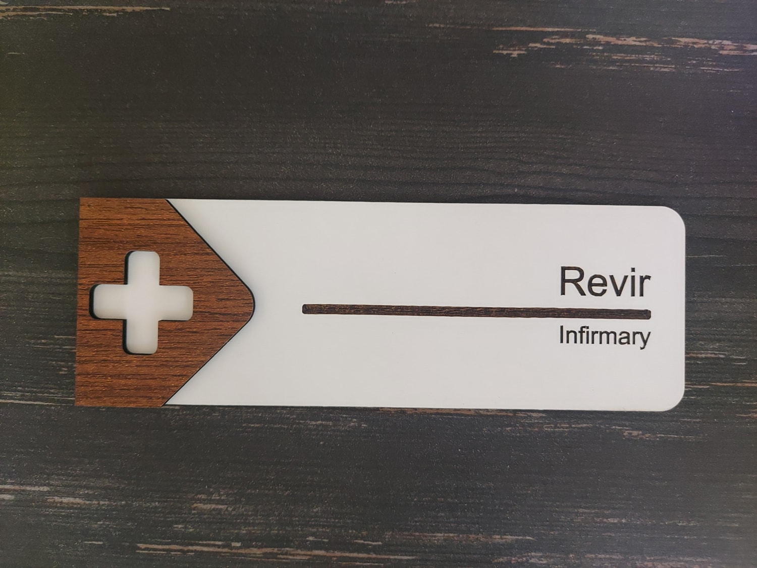 Revir Ofis Oda Kapı İsimliği Yönlendirme Tabelası Levhası Kişiselleştirilebilir
