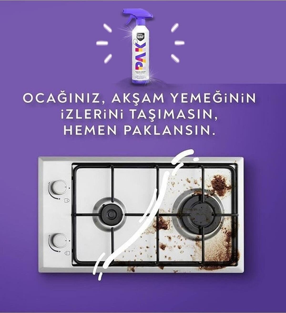 Pak Mucize Temizleyici Köpük Sprey Modeli - Pak Köpük Sprey 500 ml