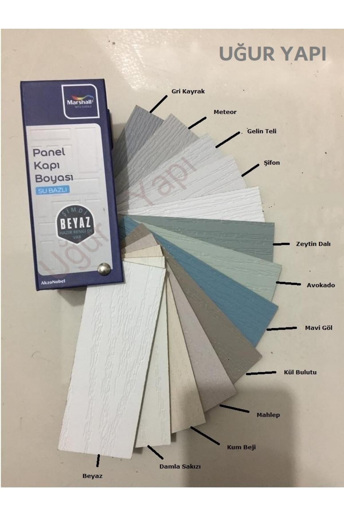 Su Bazlı Panel Kapı Boyası 0.75 Lt - Yeni Plastik Ambalaj - Yeni Kırık Inci