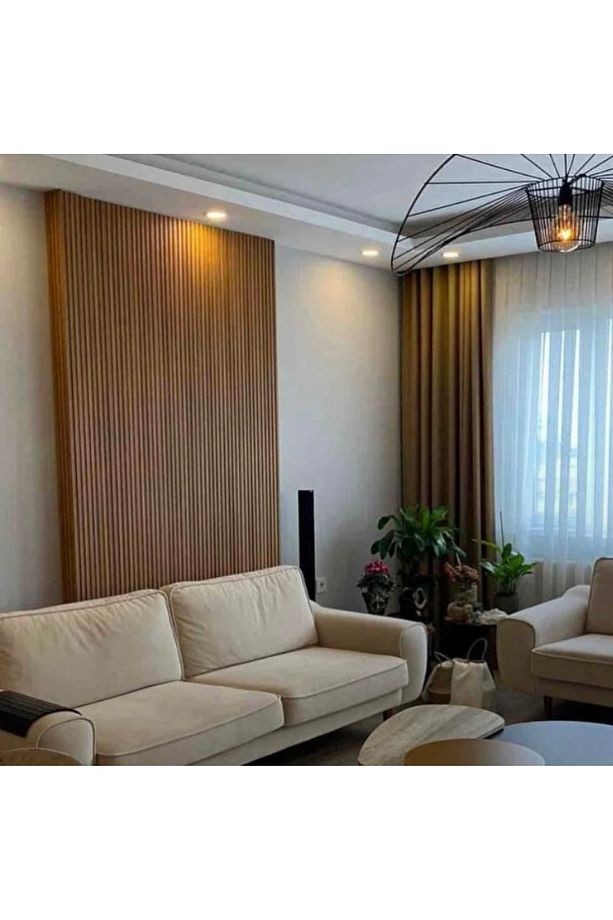 Akyürek Lb 3783 Teak Renk Dekor Profil Duvar Kaplama Panel Lambri