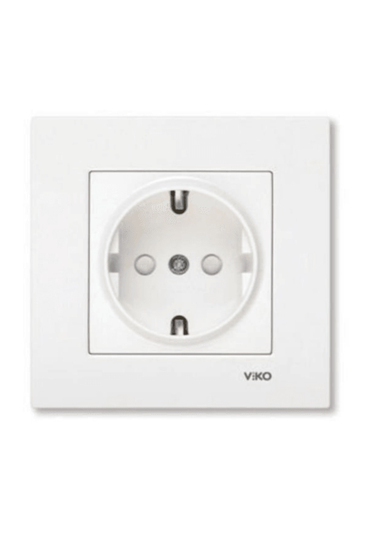 Viko Karre Topraklı Priz Beyaz (Çerçeve Dahil) 90967008 (4 Adet)