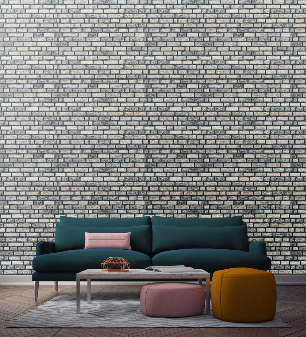 5 Adet (2,5m2) x Minik Taş Desenli 3 Boyutlu Renkli Strafor Köpük Duvar Kaplama Paneli (MN-608)