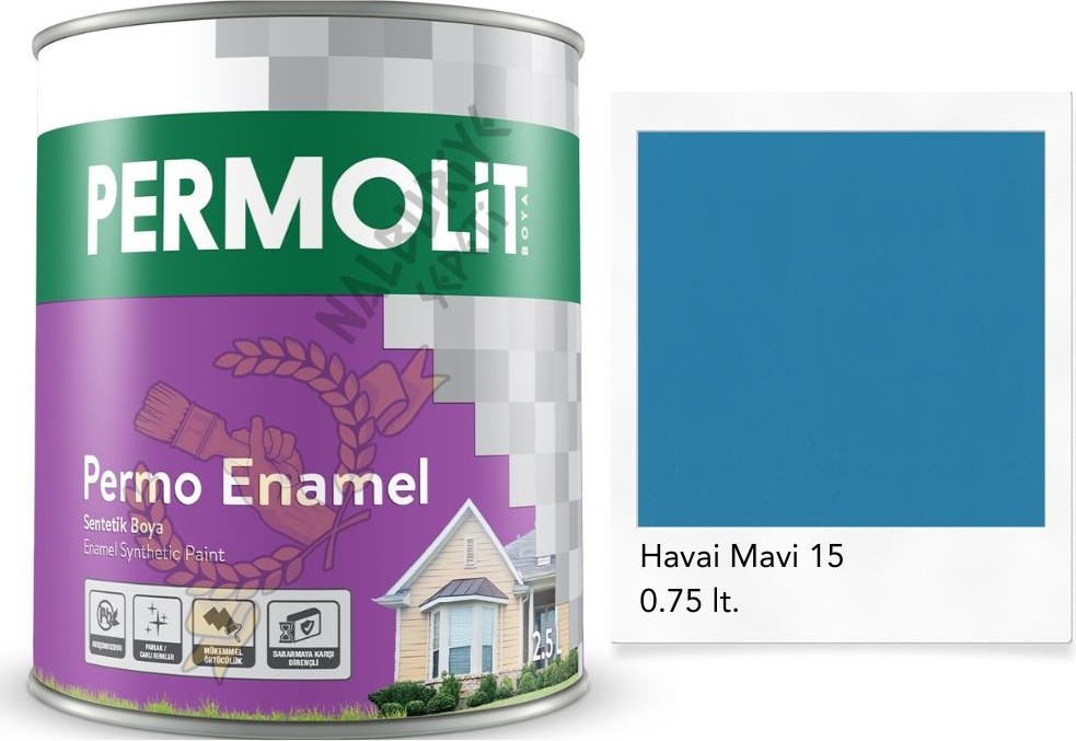 Enamel Sentetik Yağlı Boya Havai Mavi 0.75 Lt.