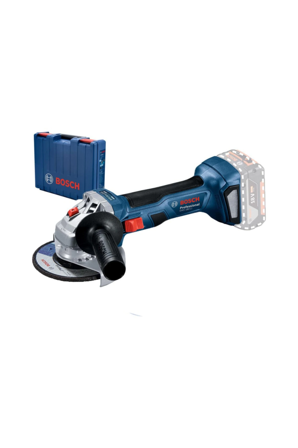 Gws 180-lı Akülü Taşlama Makinesi -gbh 180-lı Akülü Kırıcı Delici - Gal 1880 Cv +2x 18 V 5,0 Ah