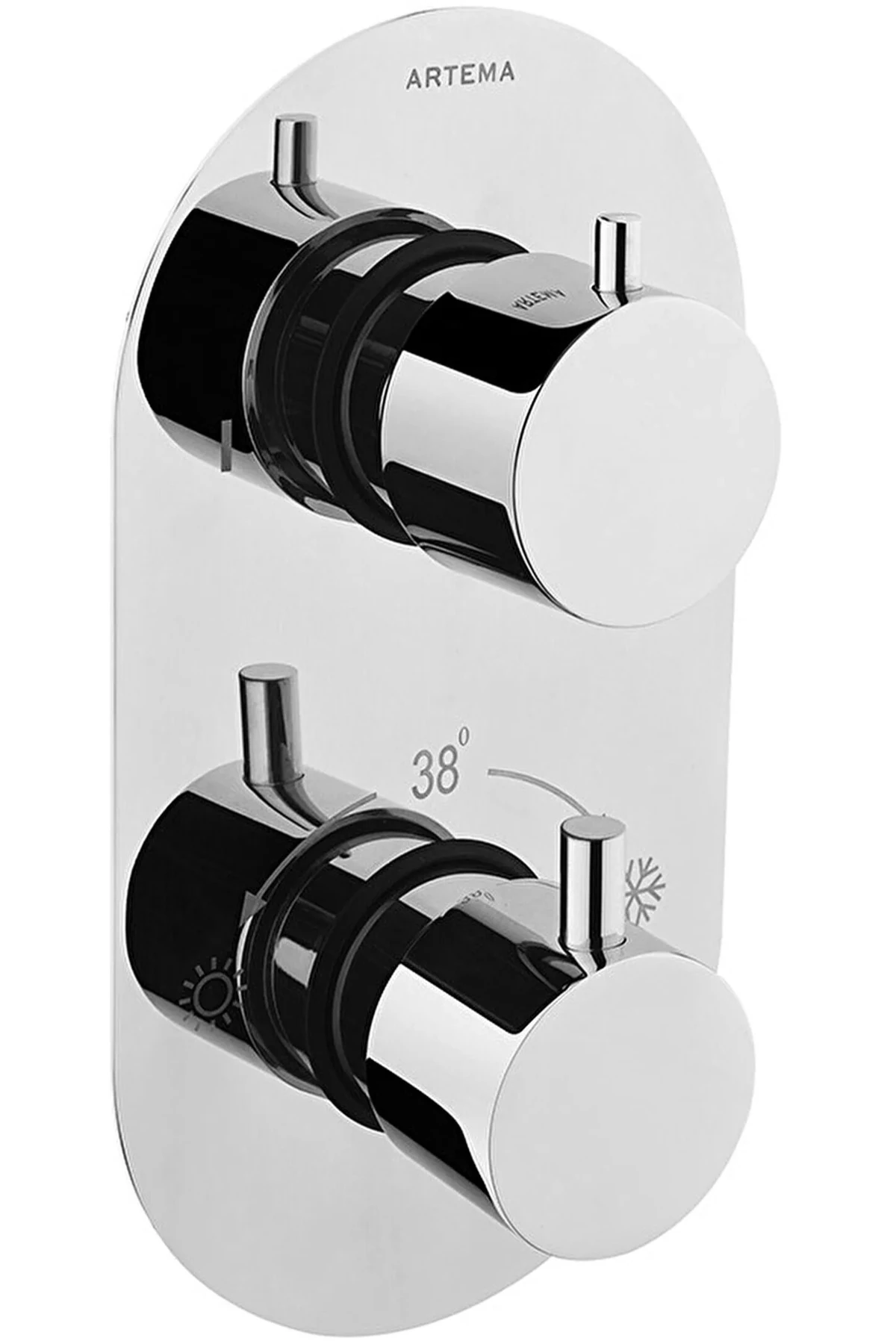 Artema Aquaheat R2 Ankastre Banyo Duş Bataryası (2 Yollu Yönlendirici) A47113