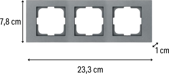 Grano Antrasit 3'lü Set Komütatör, Topraklı Priz ve Topraklı Priz Set