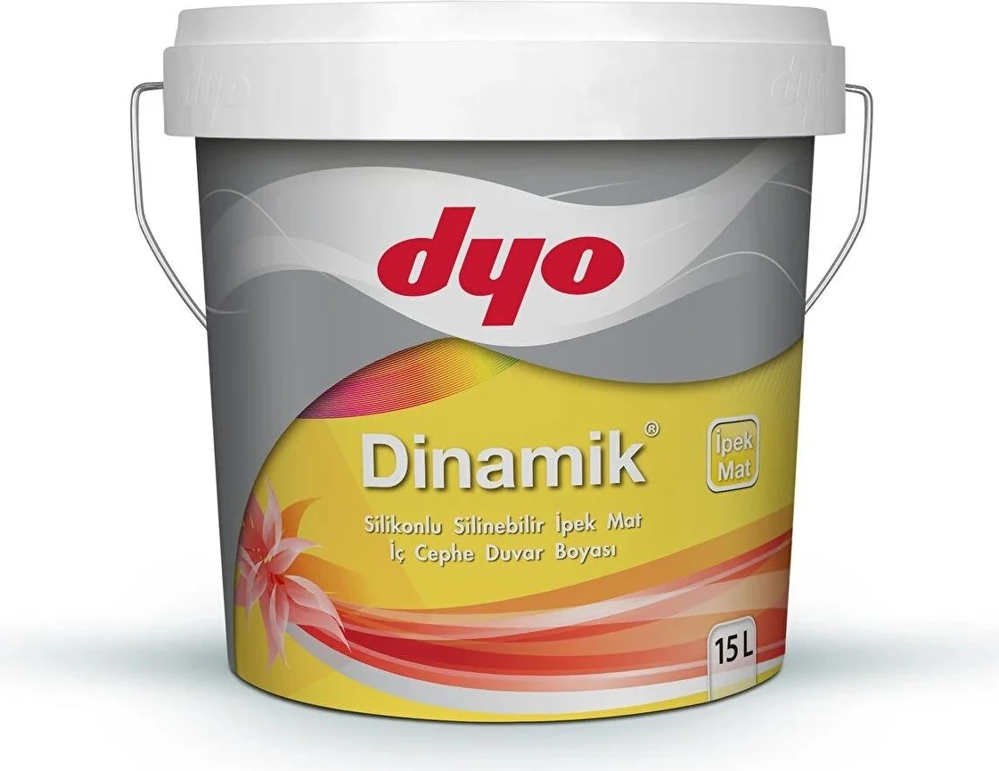 15LT Dinamik Ipekmat Silikonlu Silinebilir Iç Cephe Duvar Boyası (4710)