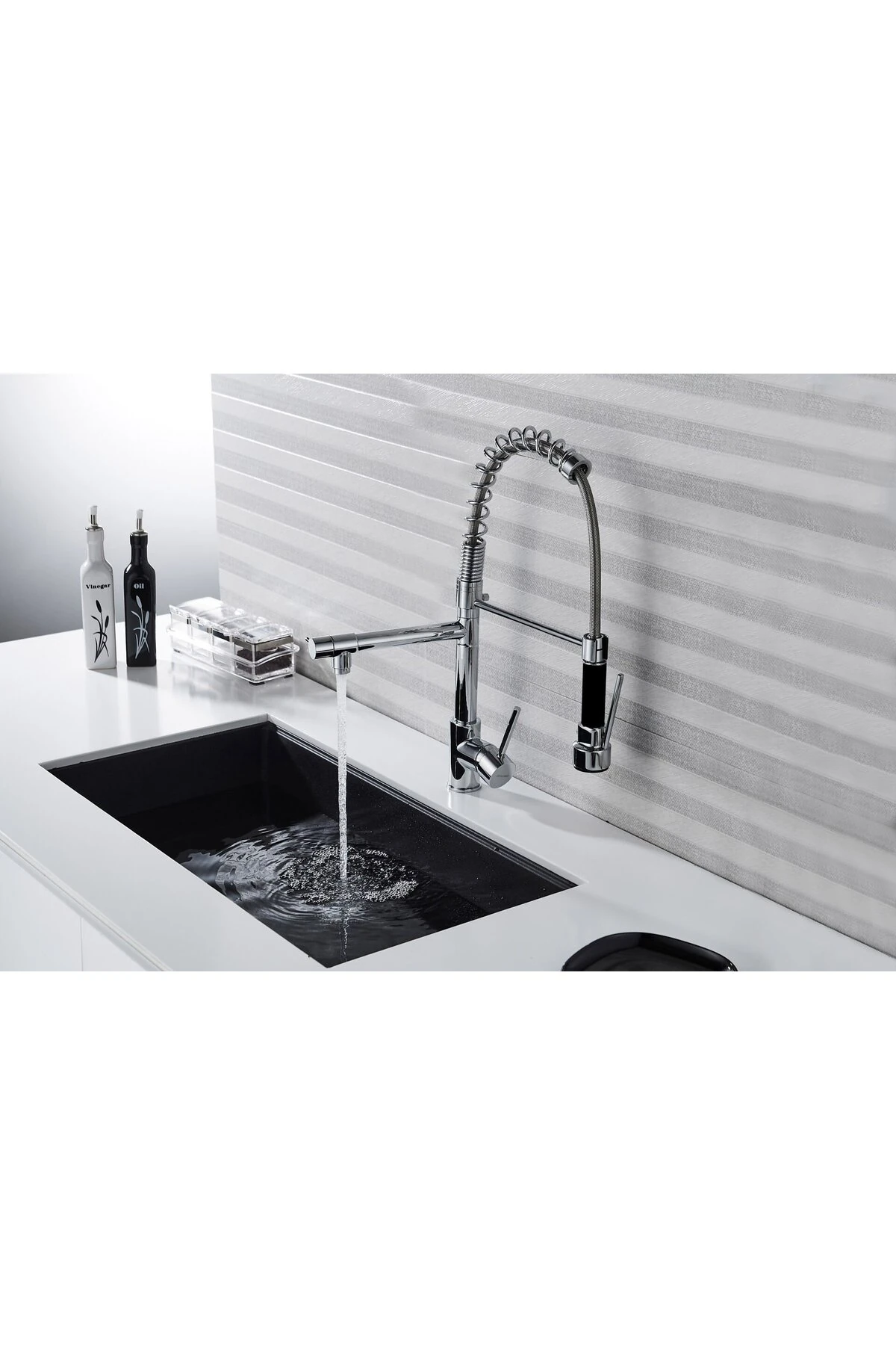 Endüstriyel Çiftli Eviye Bataryası Çift Çıkışlı KEE102