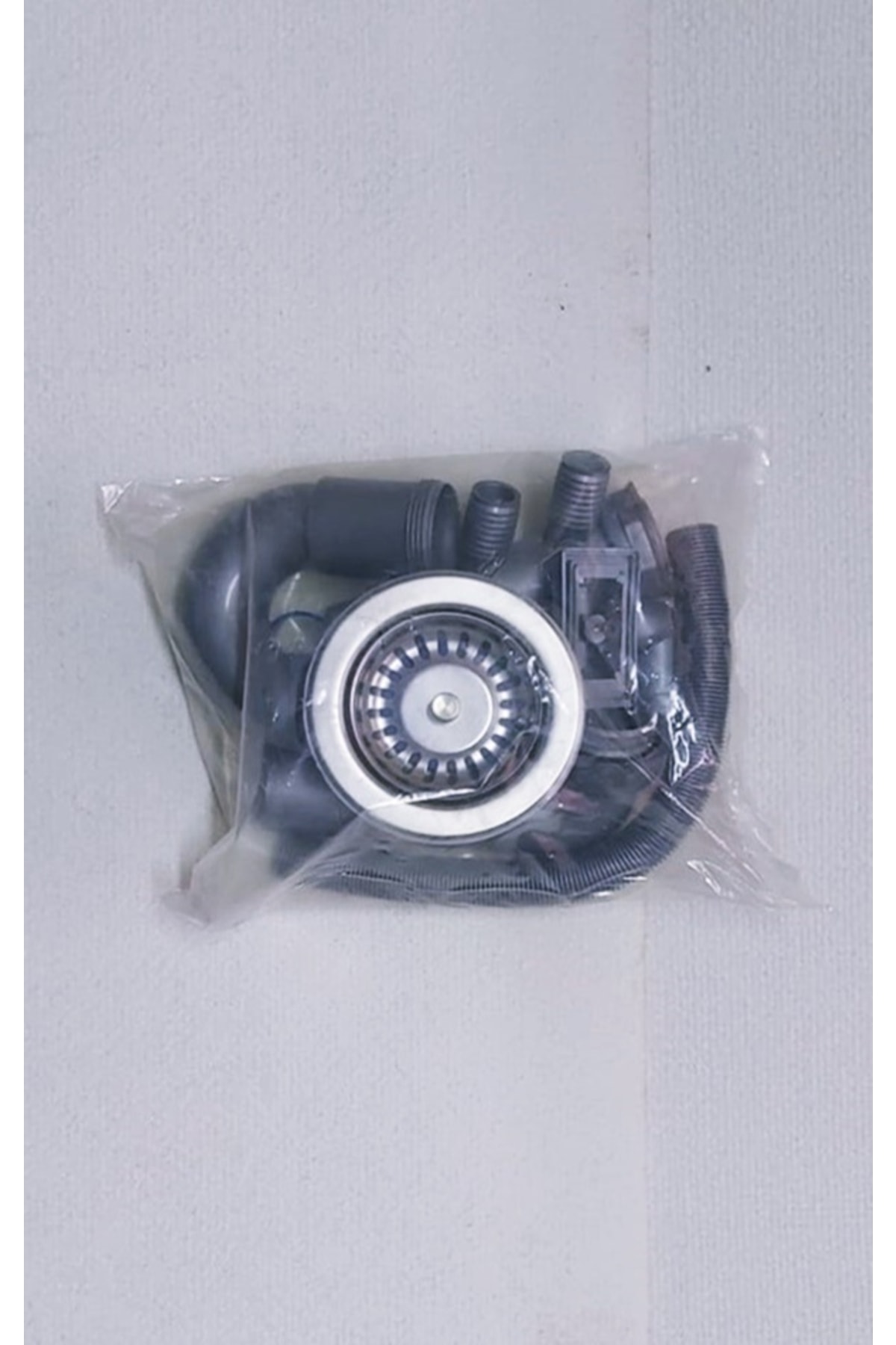 Siyah Grenli Granit Desen Kaplamalı Kare Alttan 35 X 40 Paslanmaz Evye