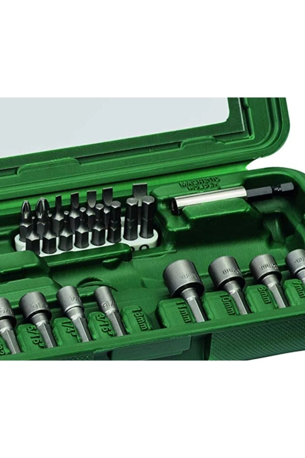 Gsb 185-li Tek Akülü Kömürsüz Darbeli Matkap Vidalama Şarjlı Matkap + Tornavida Seti Esnek Uç