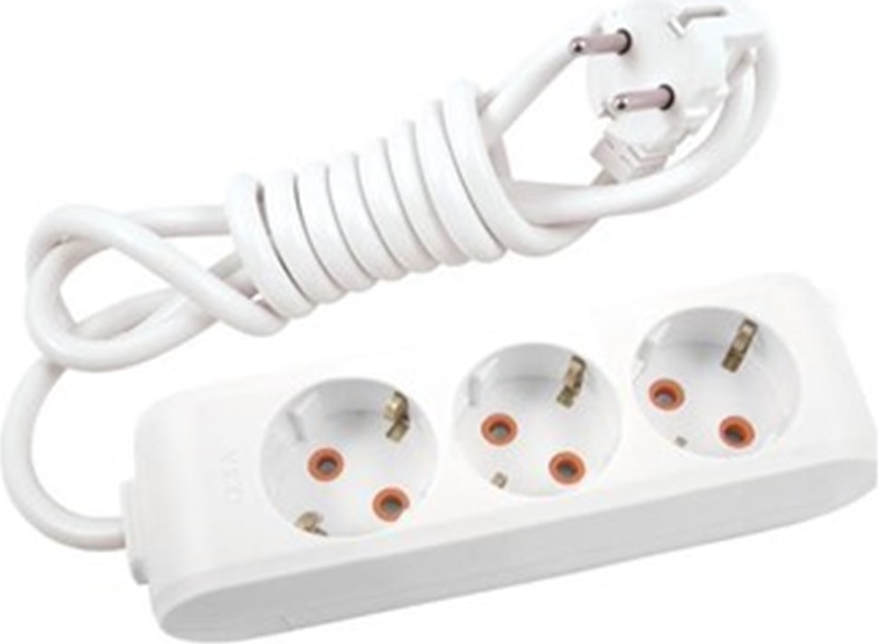 Üçlü Topraklı Kablolu Çocuk Korumalı 1 Metre 90113301