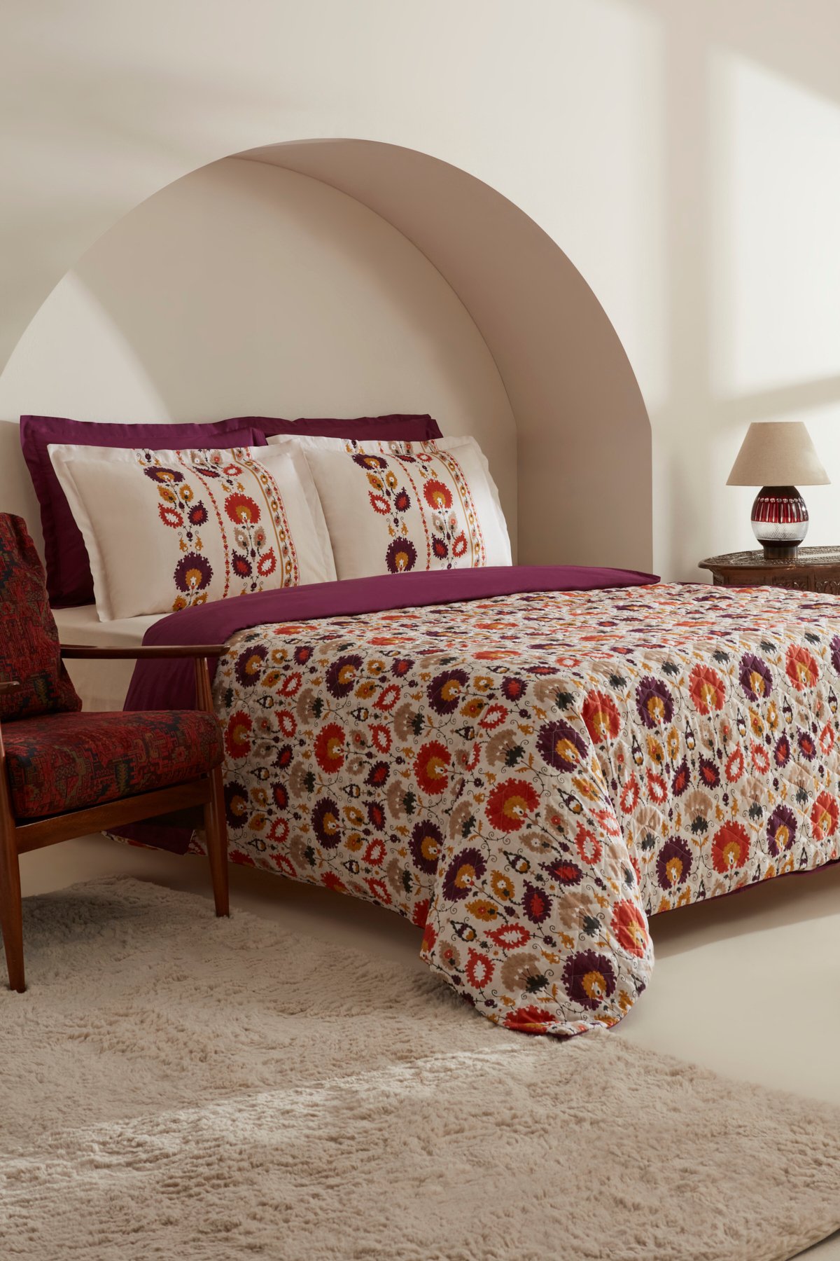 Velva %100 Pamuk Çift Kişilik Complete Takımı Multicolor