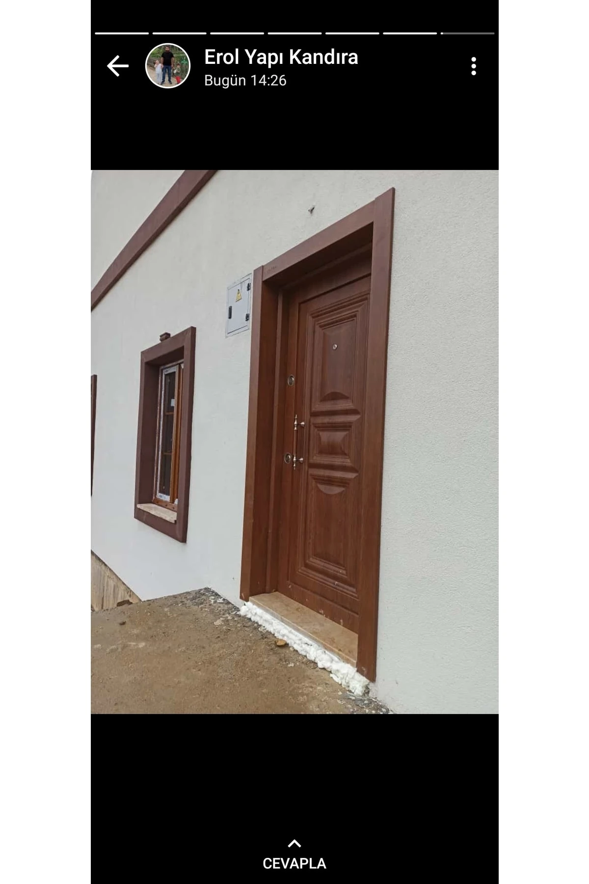 Dış Iklim Çelik Kapı Sağ