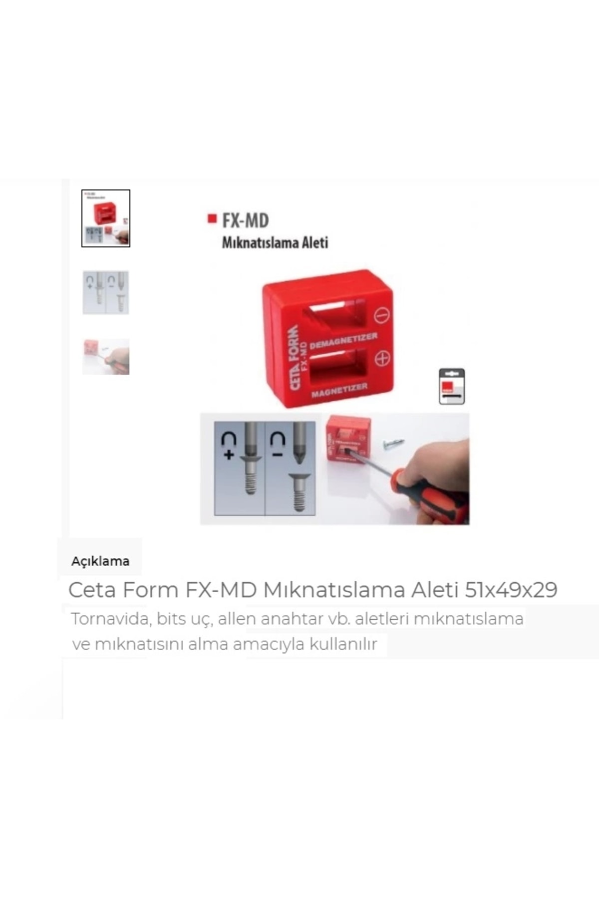 CETA FORM Fx-md Mıknatıslama Aleti 51x49x29