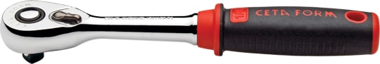 C01-12 1/4" Düğmeli Cırcır Kolu