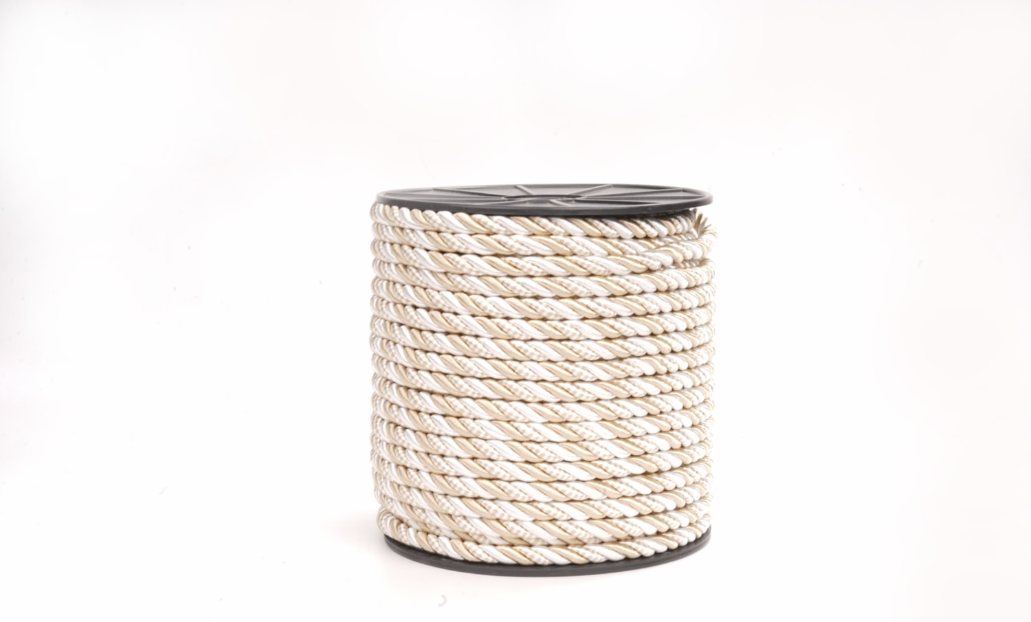 Polyester Kordon İp 10mm 50metre- Açık vizon/ Optik beyaz