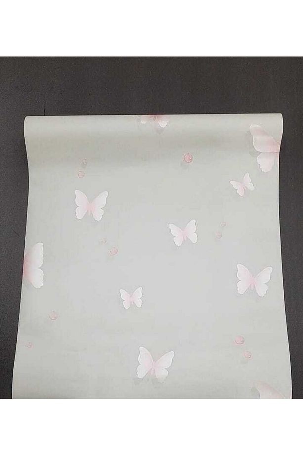 3 Boyutlu Kelebek Desenli Bebek Odası Duvar Kağıdı(5m2)