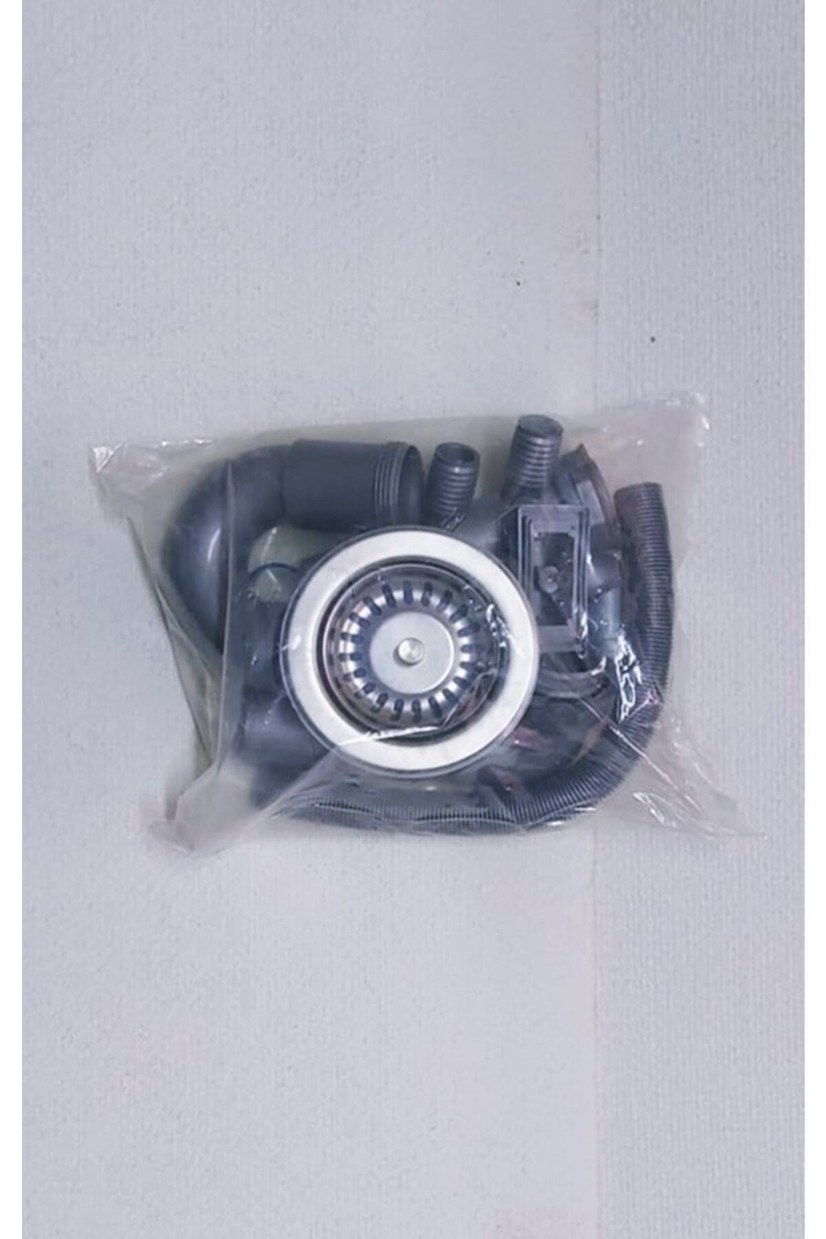 Siyah Grenli Granit Desen Kaplamalı Üstten Takmalı Kare 50 X 50 Cm Ölçülerinde Paslanmaz Evye