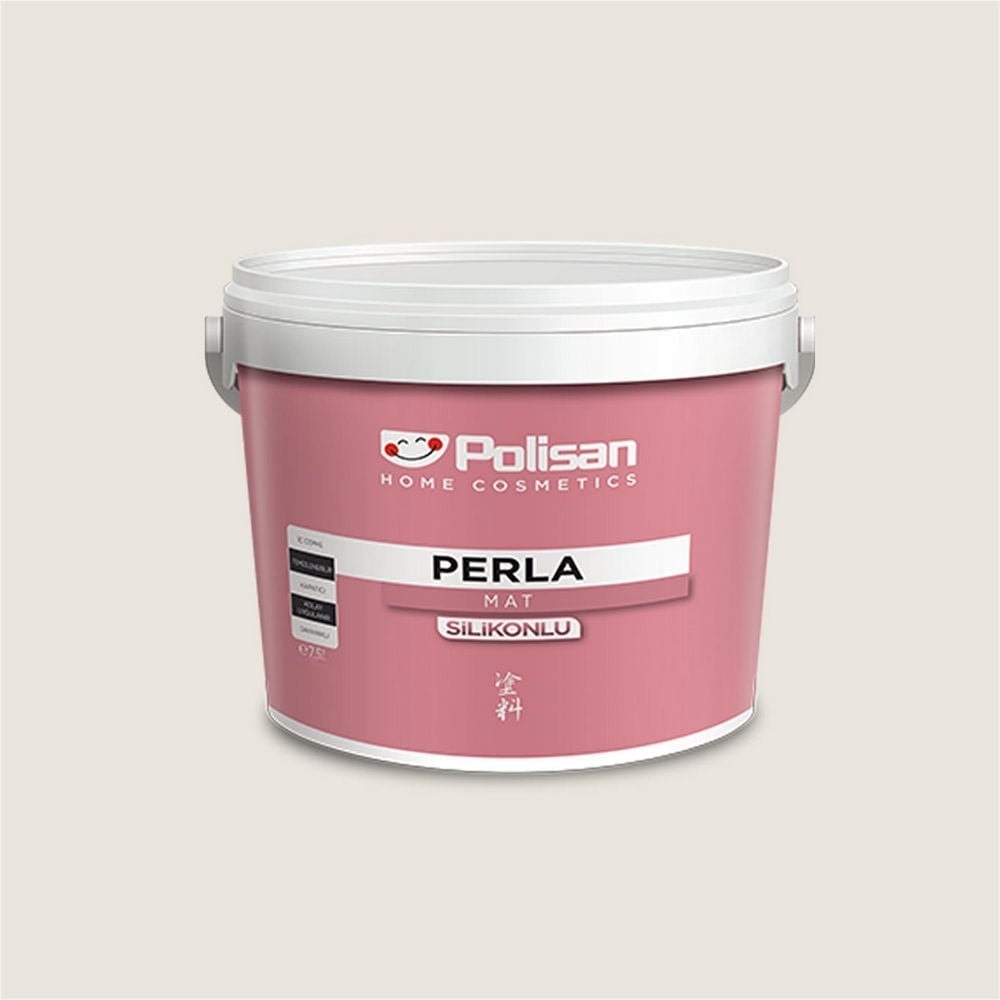 POLİSAN Perla Mat Silikonlu Antibakteriyel -Sınırsız Renk 2.5 Lt