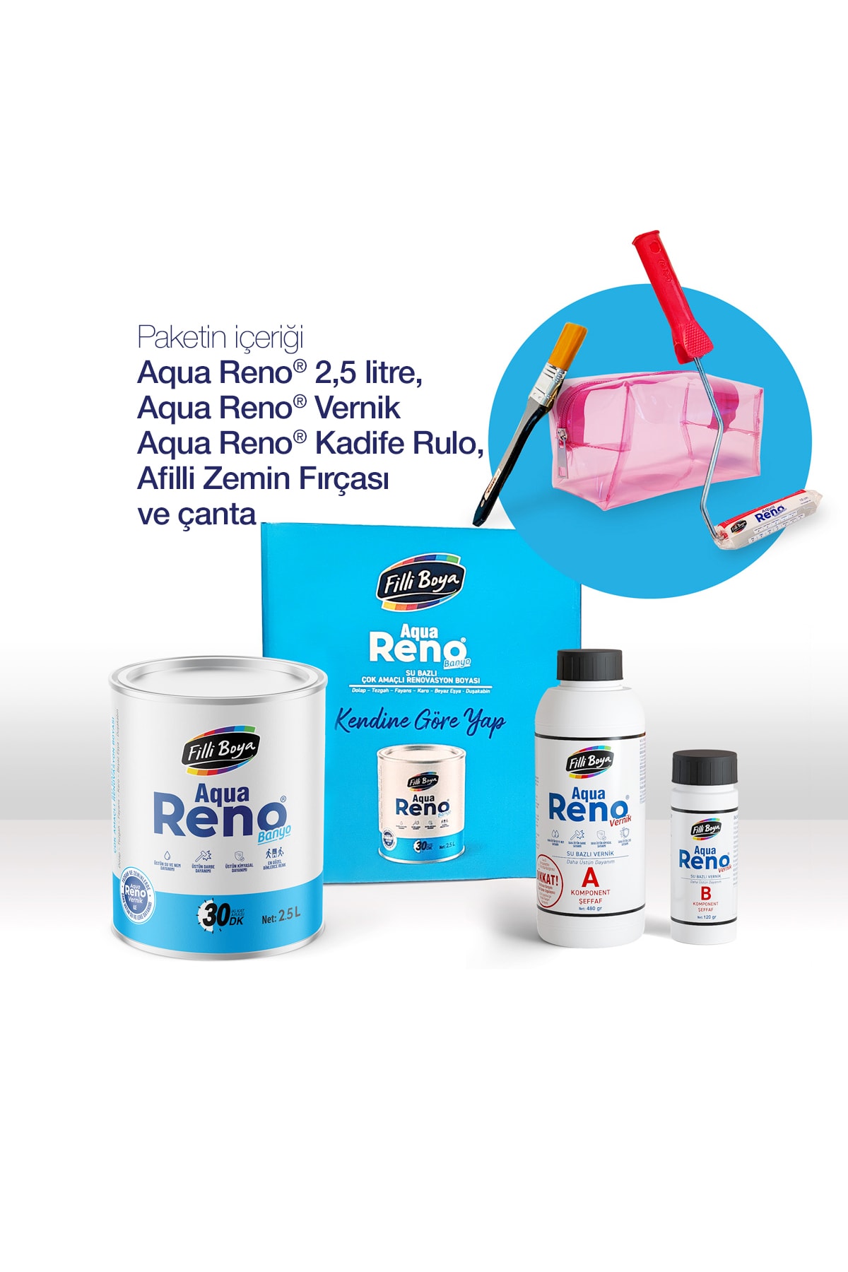Aqua Reno Banyo Yenileme Paketi Andezit 20