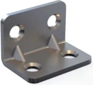 Mesan 4 Delikli L Gönye 2.5mm (0048)