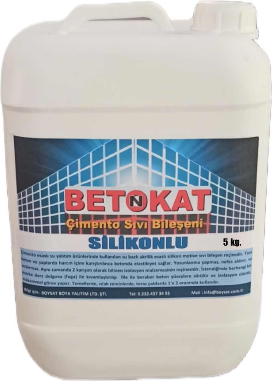 Betokat Silikonlu Sıvı Çimento Bileşeni 5 kg