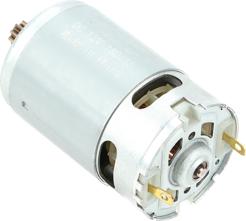 Elektrikli Matkap Makinesi Alet Aksesuarları Için Endüstriyel Tek Hız 9 Diş Dişli Dc Motor