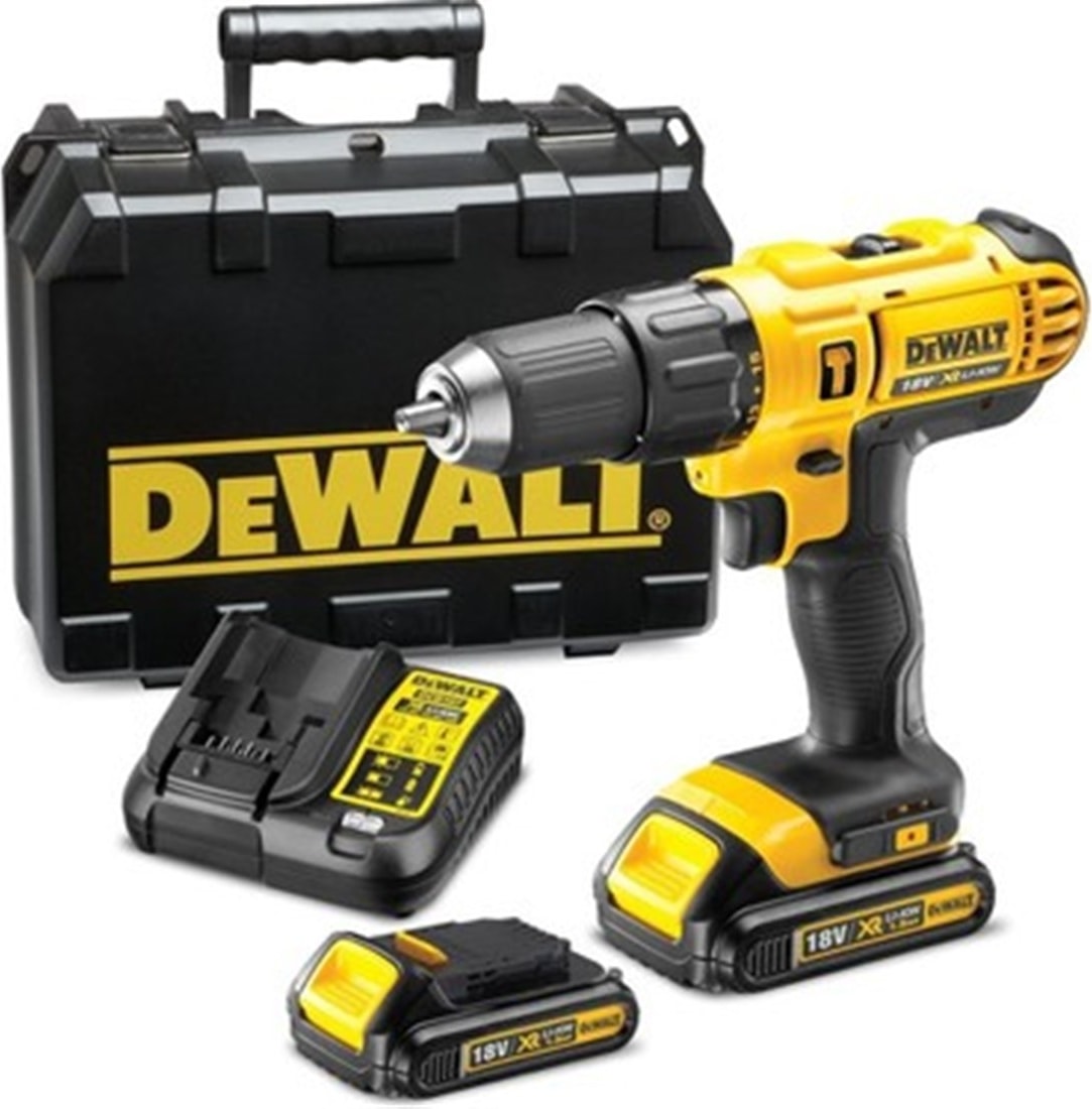 DEWALT DCD776S2 18V 1.5 Ah Li-On Şarjlı Darbeli Matkap