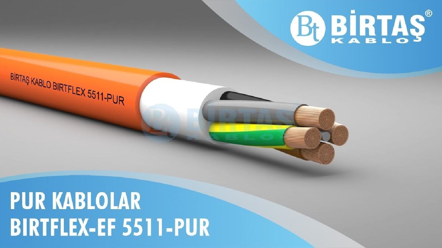 EF5111-PUR-4X0.75 ,kesit 0.75MM 4-Damar/çok Telli Standart Hareketli Pur Kablo