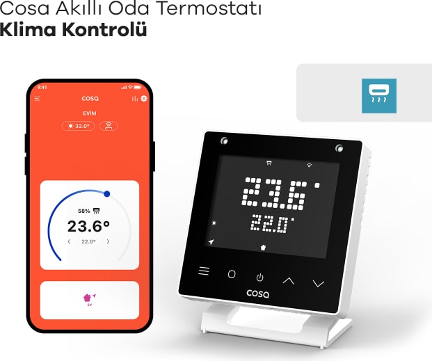 Akıllı Oda Termostatı Klima Kontrolü V5