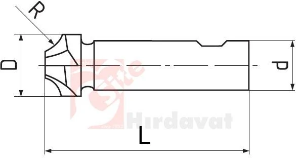 Zps-Fn Radyus Freze 10MM Dın 6518