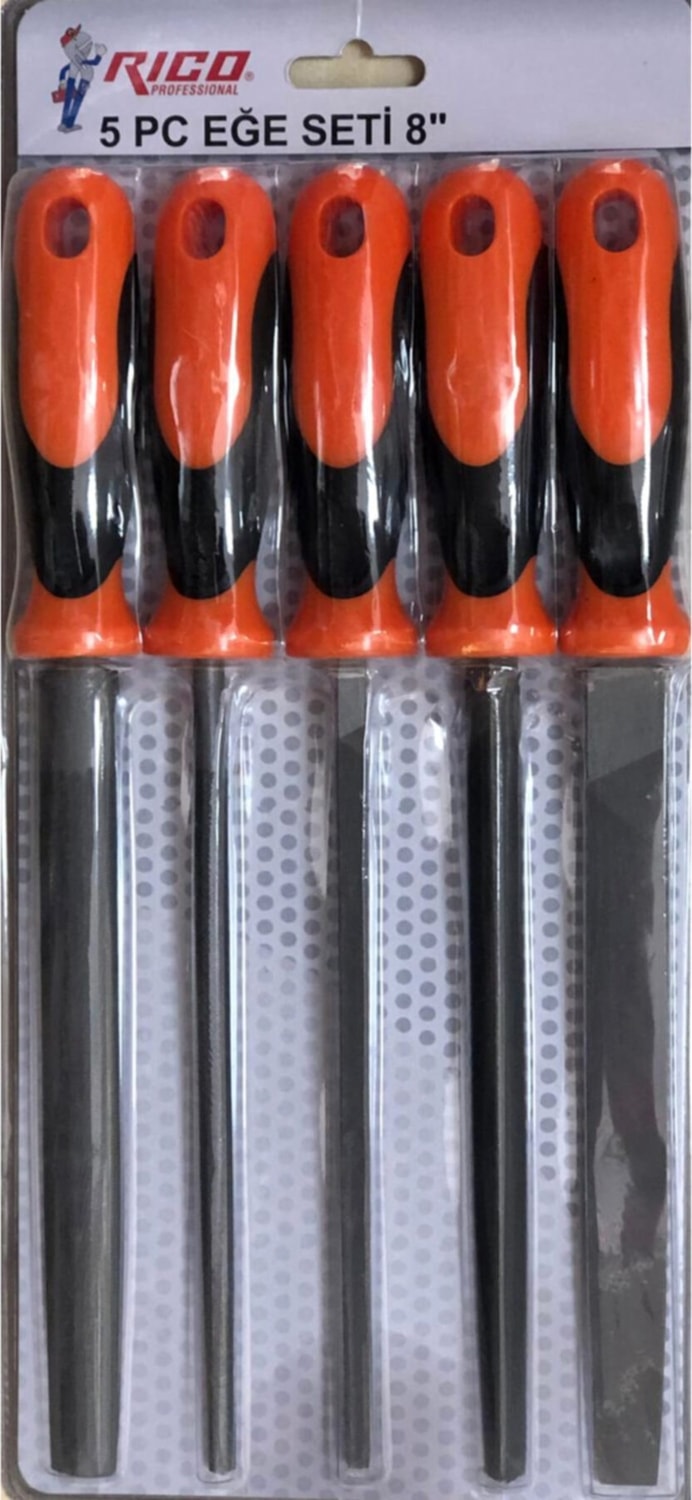 5 Parça Eğe Seti 8" 012-RC2160