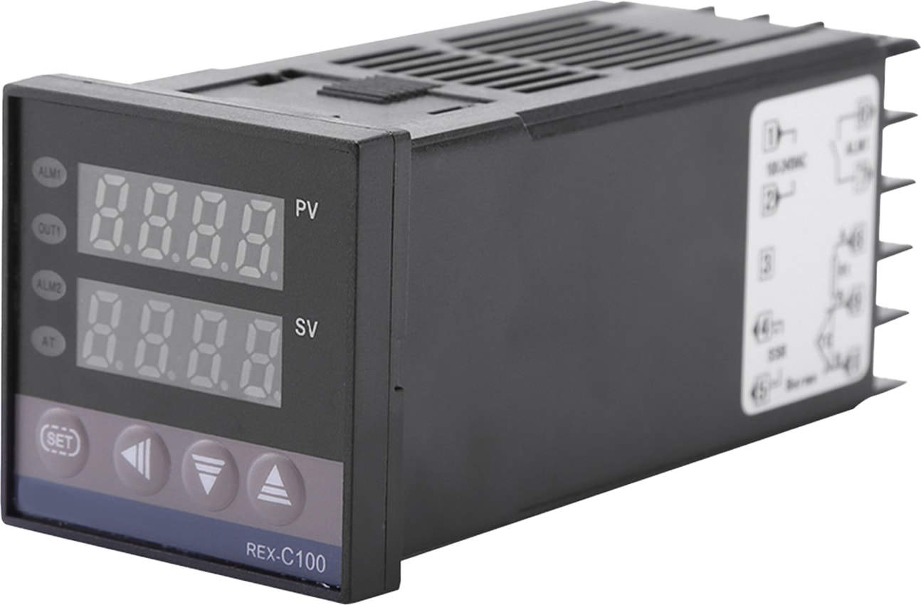 0℃~1300℃ Alarm REX-C100 Dijital LED Pıd Sıcaklık Kontrol Cihazı Kitleri AC110V-240V (Yurt Dışından)