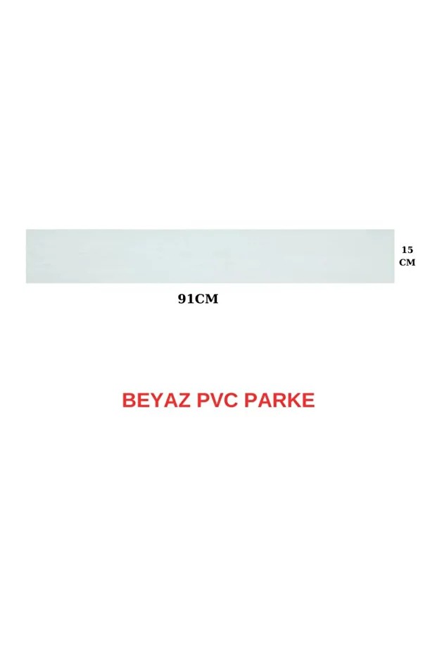 5m2 Alan Kaplar Beyaz Model Pvc Floor Yapışkanlı Sudan Etkilenmeyen PVC Yer Döşeme Parkesi PARKE-P12